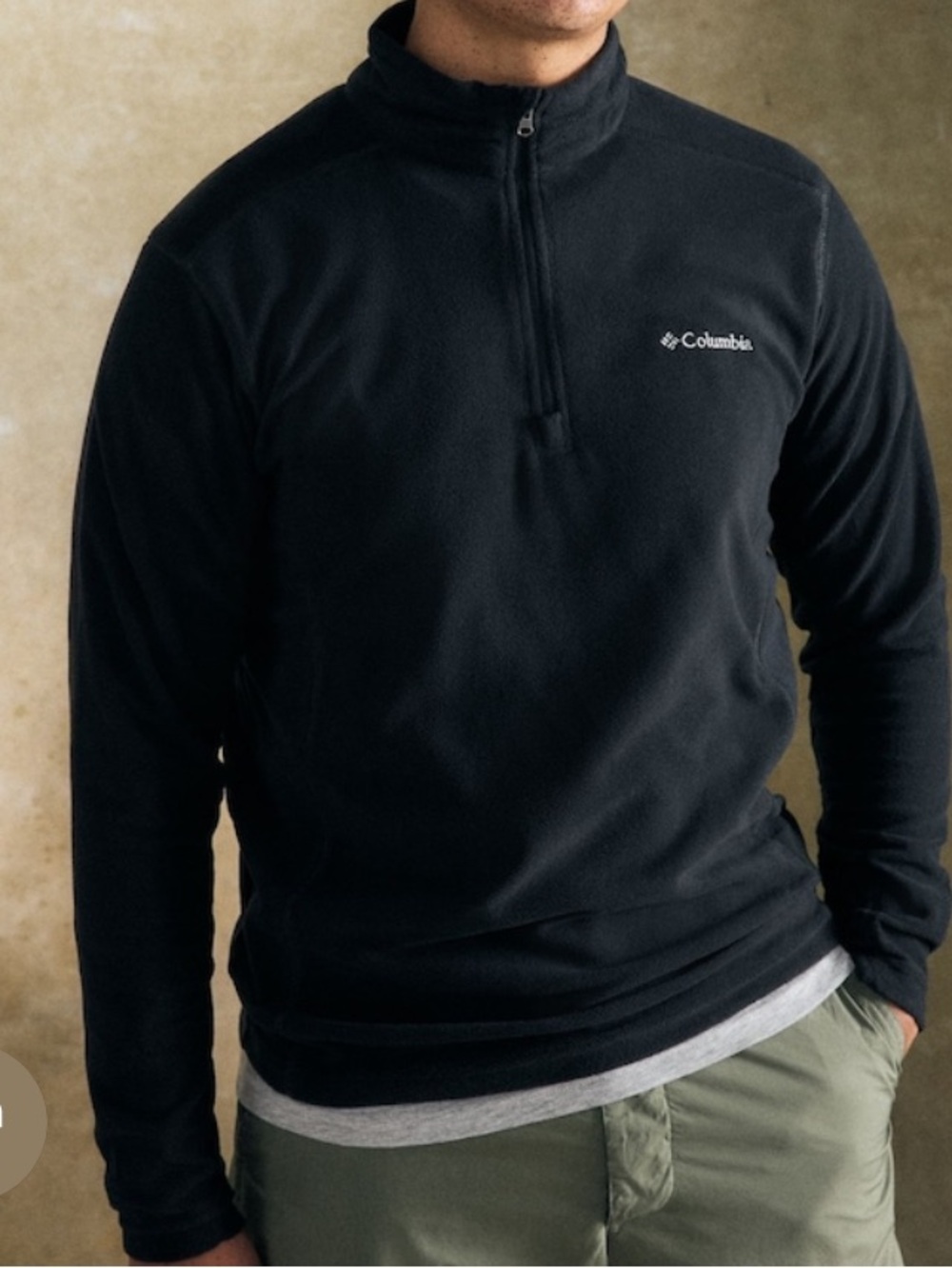 NWT COLUMBIA Pine Ridge Half Zip Men’s Size Large